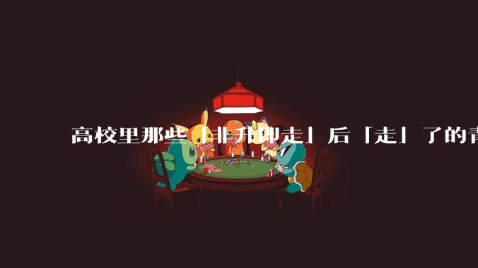 高校里那些「非升即走」后「走」了的青年教师都怎么样了？